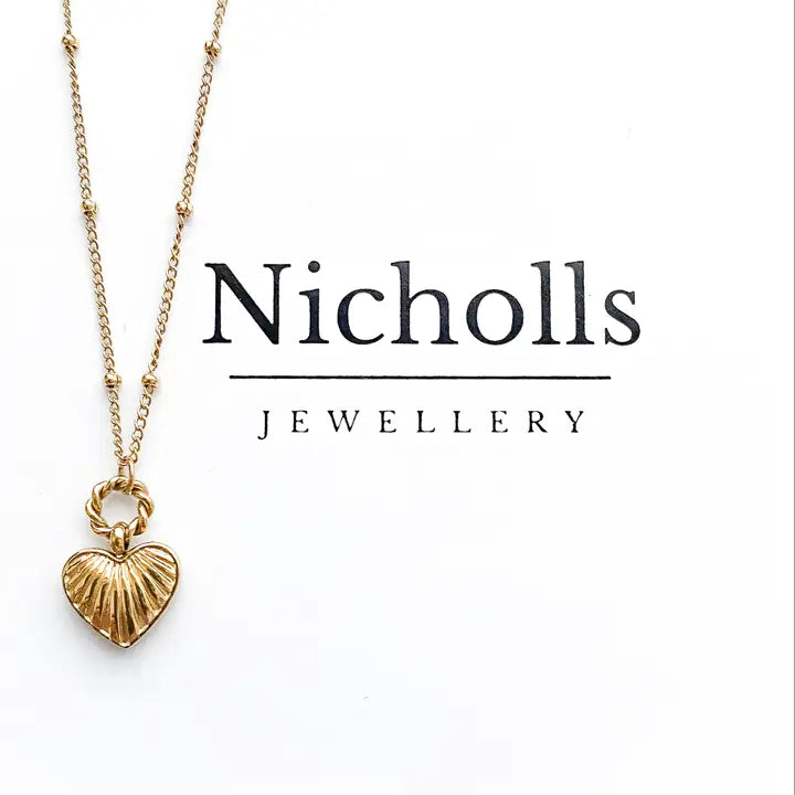 Barbie Gold Dainty Heart Satellite Chain Necklace