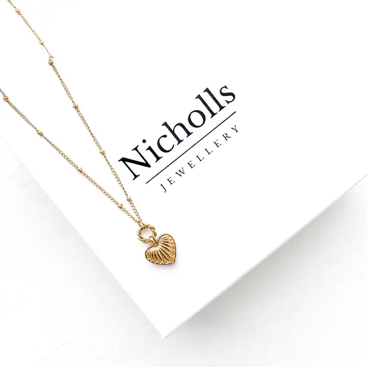 Barbie Gold Dainty Heart Satellite Chain Necklace
