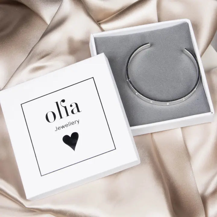 Annabel Bangle- Silver Plated
