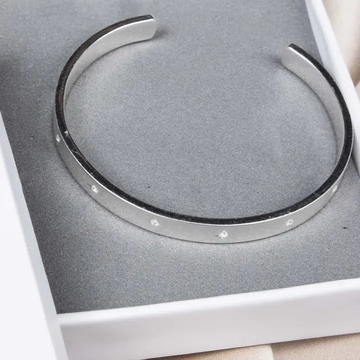 Annabel Bangle- Silver Plated