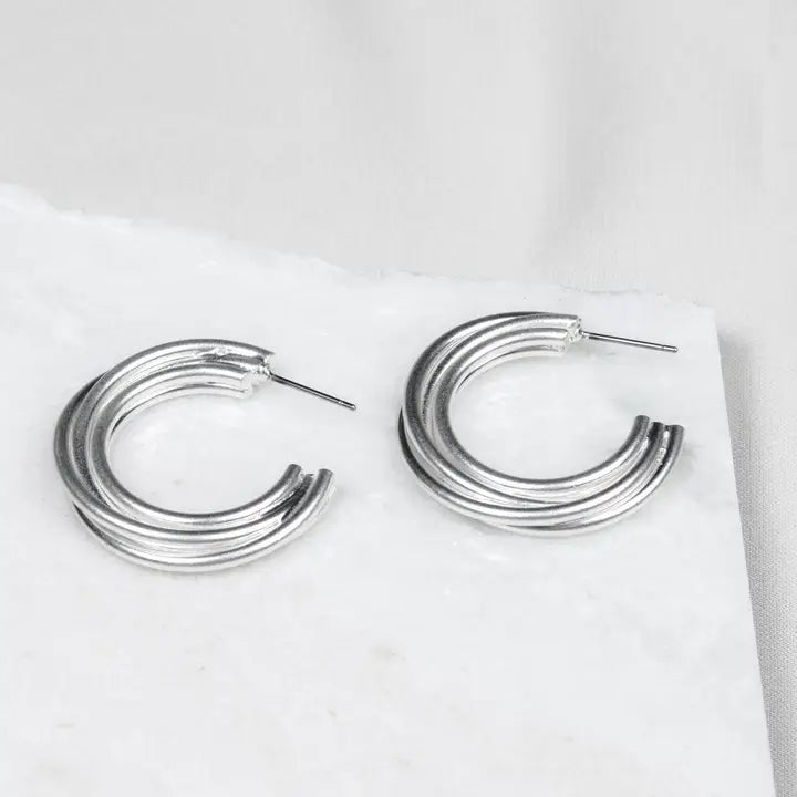 Tiffany Earrings - Silver Plated