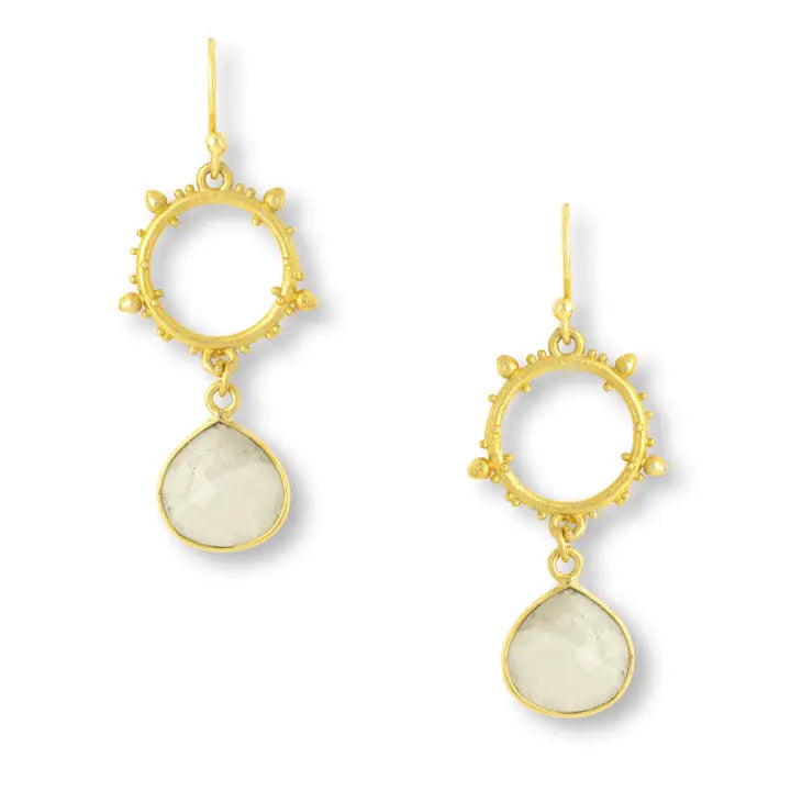 Allegra Moonstone Earrings